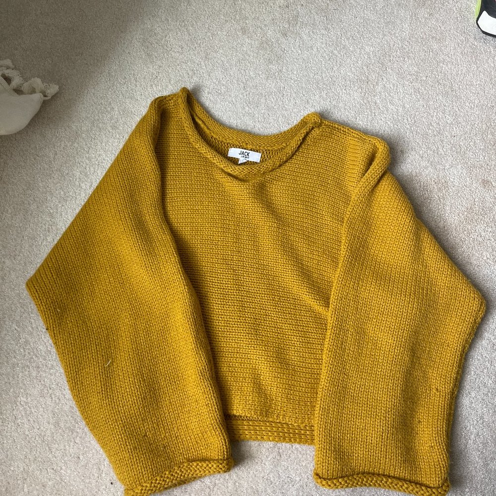 Mustard yellow sweater